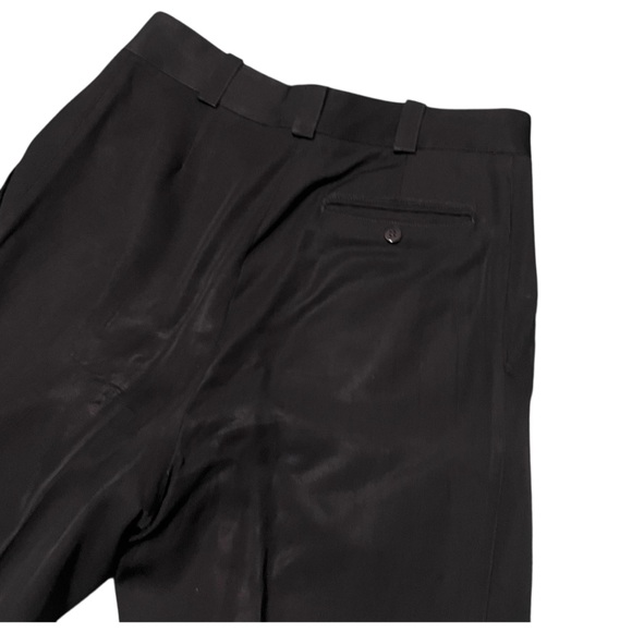 Vintage Giani Versace Versus Tapered Black Dress Wool Pants Sz 30 Classic Office - Picture 8 of 16